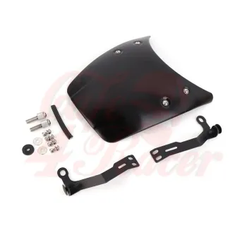 cafe 4 racer - Headlight Fairing Aluminum Black For BMW R NINE T (14-18) - Cafe4Racer Headlight Fairing - Windshield 