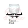 cafe 4 racer - Headlight Fairing Aluminum Silver For BMW R NINE T (14-18) - Cafe4Racer Headlight Fairing - Windshield 