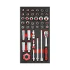 Sonic, 3/8" drive socket set. 41-piece. US / SAE sizes