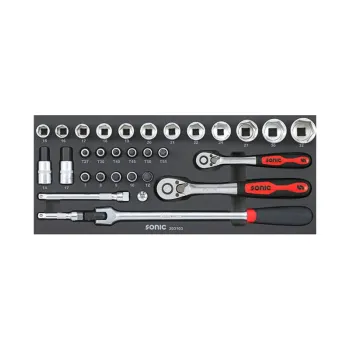 cafe 4 racer - Sonic, Top toolbox metric motorcycle. 89 piece - Sonic Tools 