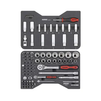 Sonic, combination socket/bit set 85-piece. US/SAE