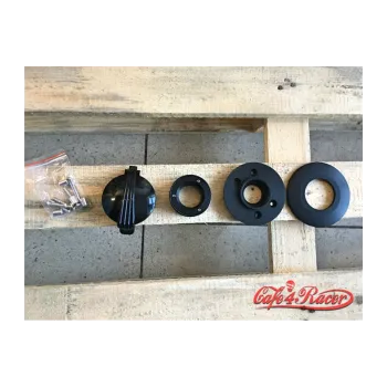 cafe 4 racer - Víčko nádrže BMW R nine T černé ve stylu Monza - Cafe4Racer Víčko nádrže 