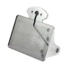 cafe 4 racer - CPV, license plate bracket kit. Polished. Cateye. DE - CPV License plate holders 