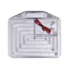 CPV, side mount license plate bracket kit. Polished FR