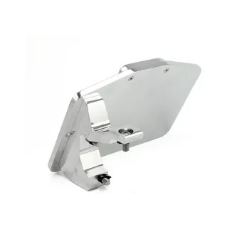 cafe 4 racer - CPV, License plate bracket kit swing. Polished. EU - CPV License plate holders 