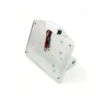 cafe 4 racer - CPV, Dyna shock mount license plate bracket kit EU. Polished - CPV License plate holders 