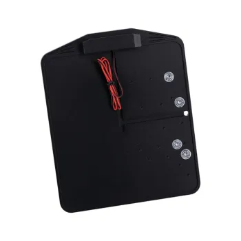 CPV, side mount license plate bracket. Black powder coated