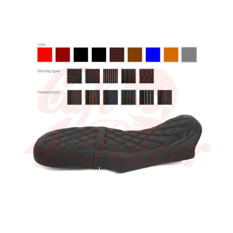 cafe 4 racer - Double seat for BMW K series - Configurator of multiple choice - Cafe4Racer Upholstered 