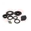 cafe 4 racer - BMW R nine T fuel caps BLACK monza wrinkle finish black - Cafe4Racer Fuel Caps 