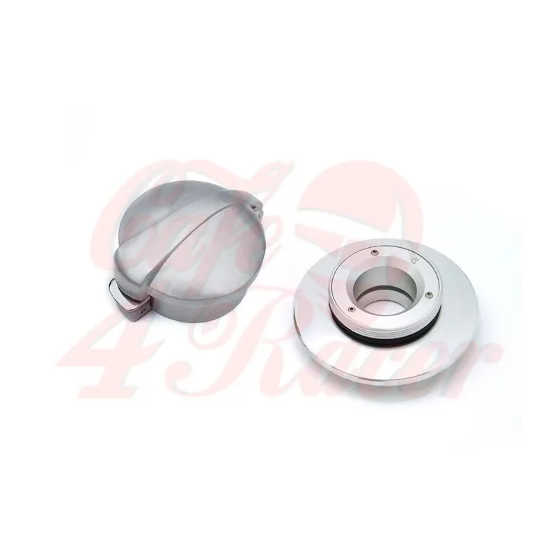 cafe 4 racer - BMW R nine T fuel caps SILVER monza style brushed - Cafe4Racer Fuel Caps 