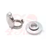 cafe 4 racer - BMW R nine T fuel caps SILVER monza style polished - Cafe4Racer Fuel Caps 