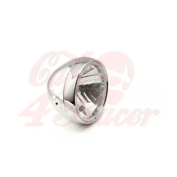 cafe 4 racer - LSL Scrambler Head Light, chróm - LSL Predné svetlá s bočným úchytom 4251342922901