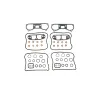 cafe 4 racer - Athena rocker cover gasket & seal kit. Evo B.T. 84-91 Evo - Athena Engine&Transmition&Clutch Gaskets 