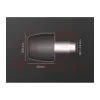 cafe 4 racer - LSL Sport-Match handlebar clamps silver - ABM Bar Ends 