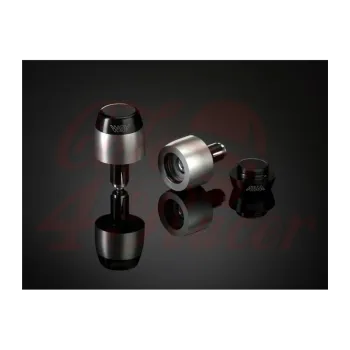 cafe 4 racer - LSL Sport-Match handlebar clamps silver - ABM Závažia do riaditok 