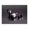 cafe 4 racer - LSL Sport-Match handlebar clamps silver - ABM Bar Ends 