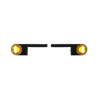 cafe 4 racer - Zieger Below bar LED turnsignals  2, black - Zieger Handlebar indicators 