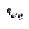 cafe 4 racer - LSL Sport-Match handlebar clamps silver - ABM Bar Ends 