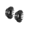 cafe 4 racer - Exhaust nut   With short fins  For /7, Paralever, Monolever models BLACK  MOD1 - Cafe4Racer Exhaust nuts 