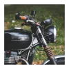 cafe 4 racer -  Triumph Bonneville / BMW K models   Giger - Short Reach Headlight Brackets 41mm - Black - Motone Triumph Bonneville 