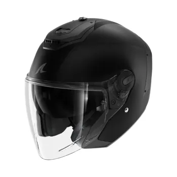 cafe 4 racer - Prilba Shark RS Jet Carbon Blank lesklá čierna - SHARK HELMETS SHARK 