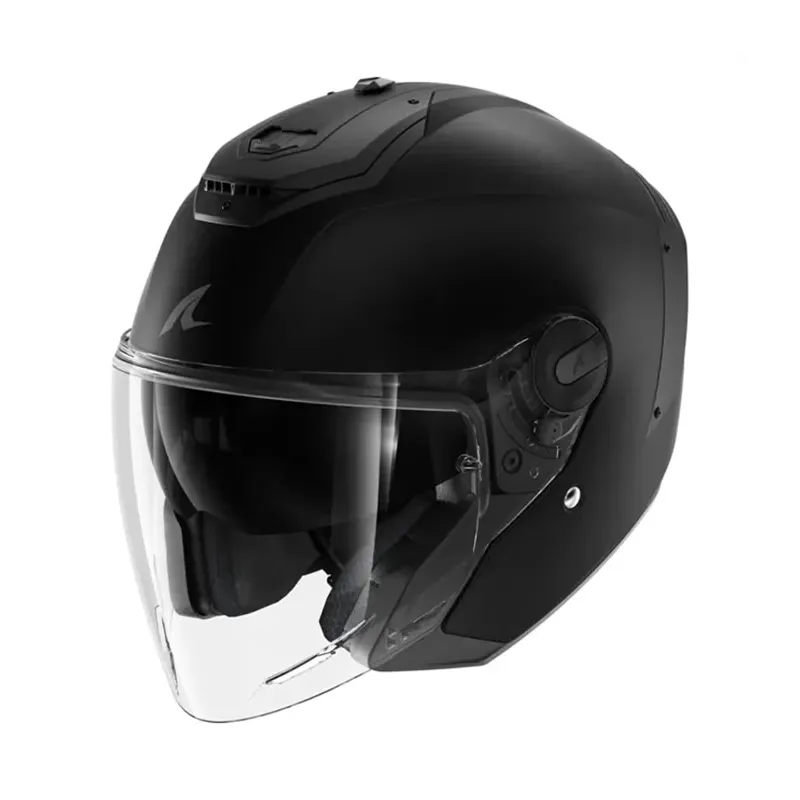 cafe 4 racer - Shark RS Jet Blank helmet matte black  - SHARK HELMETS SHARK 