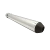 cafe 4 racer - V PARTS Vintage Series Megaton Slip-on Chromed/Black End Cap Universal - V parts Mufflers 76021381