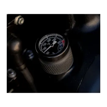 cafe 4 racer - 2001-2015 Triumph Uzávěr plnicího otvoru oleje - °F - Fahrenheit - Motone Triumph Bonneville 