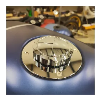cafe 4 racer - BMW K75/100/1100 stříbrná se stříbrným uzávěrem - Cafe4Racer Víčka nádrží 