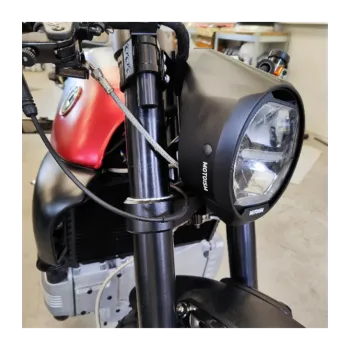 cafe 4 racer - Držák světla KOSO s maskou Motoism pro Universal Conversion KIT - Cafe4Racer Přední vidlice BMW K & R-Serie - Konverze 