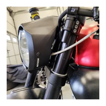 cafe 4 racer - Držák světla KOSO s maskou Motoism pro Universal Conversion KIT - Cafe4Racer Přední vidlice BMW K & R-Serie - Konverze 
