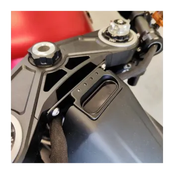 cafe 4 racer - Holder for KOSO headlamp installed wiith MOTOSIM mask  for Universal Conversion KIT - Cafe4Racer BMW K & R-Serie Fork Conversion 