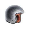 cafe 4 racer -  T-50 ECE Open Face Helmet Jethelm Silver Weathered  - TORC Helmets  T-50 ECE 