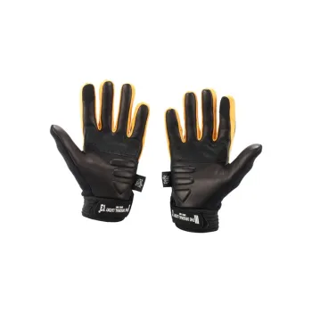 cafe 4 racer - Lucky 13 Shocker gloves black/yellow - Lucky 13 Gloves 