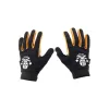 cafe 4 racer - Lucky 13 Pirate Skull gloves black /yellow - Lucky 13 Gloves 