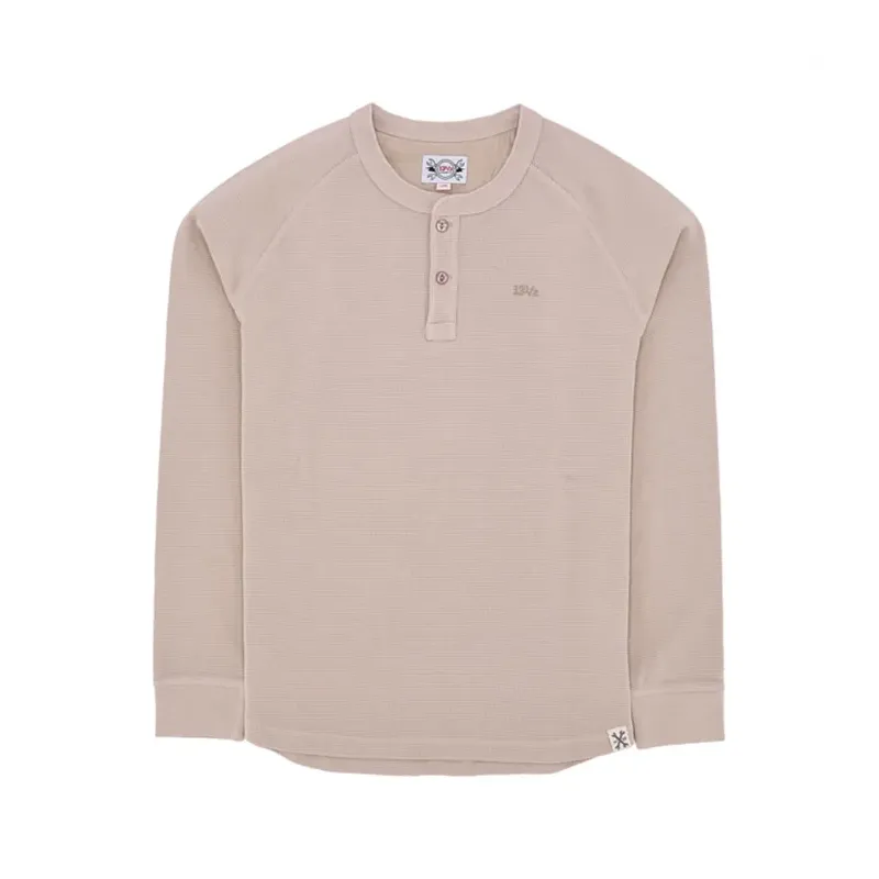 cafe 4 racer - 13 1/2 Waffle jersey sand - 13 1/2 Company Košile 