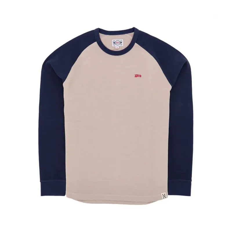 cafe 4 racer - 13 1/2 Waffle jersey sand/navy - 13 1/2 Company Košile 
