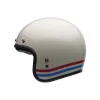 cafe 4 racer - BELL Přilba Custom 500 Open Face Stripes Lesk Pearl bíla - BELL BELL otovrené přílby 