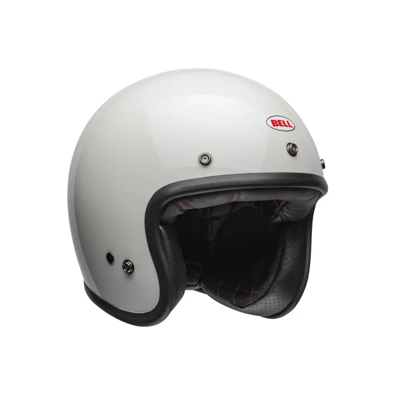 BELL Custom 500 Open Face Helmet Gloss White