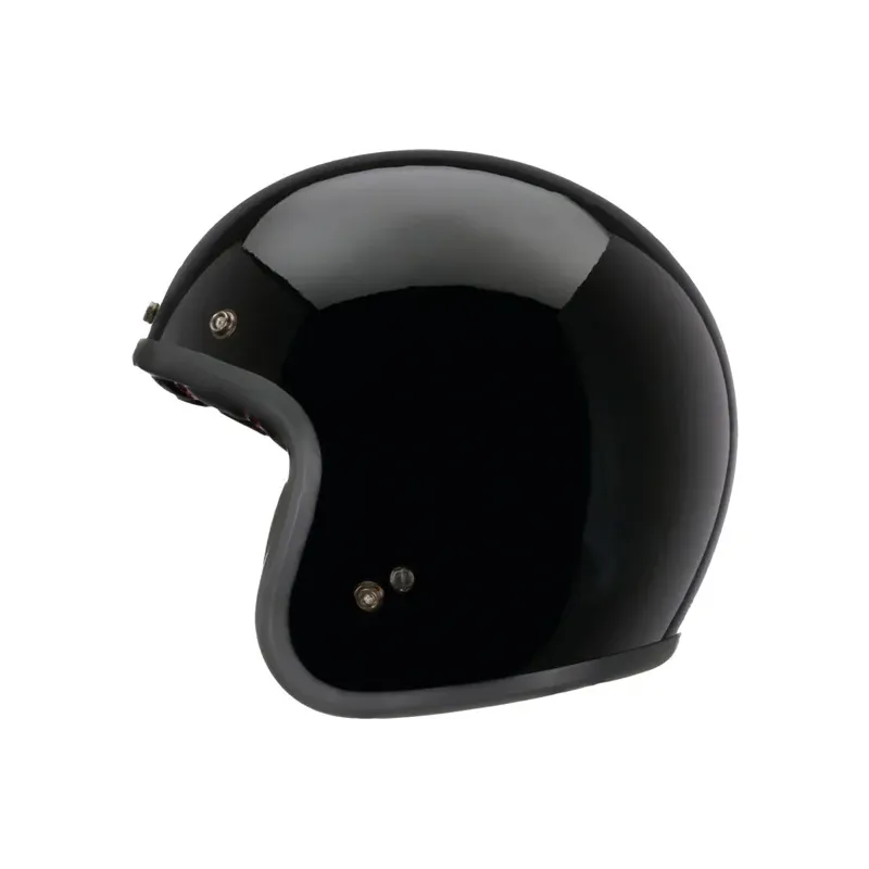 cafe 4 racer -  BELL Custom 500 Open Face Helmet Gloss Black  - BELL BELL open face helmets 