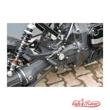 cafe 4 racer - Prepákovanie pre K75/100/1100/K1 - komplet kit čierne/strieborné DLHÉ -  Prepákovanie 