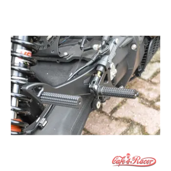 cafe 4 racer - Prepákovanie pre K75/100/1100/K1 - komplet kit čierne/strieborné DLHÉ -  Prepákovanie 
