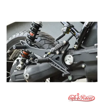 cafe 4 racer - Prepákovanie pre K75/100/1100/K1 - komplet kit čierne/strieborné DLHÉ -  Prepákovanie 