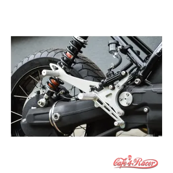 cafe 4 racer - Přepojení pro K75/100/1100/K1 - kompletní sada černá/stříbrná LONG -  Přepákování 
