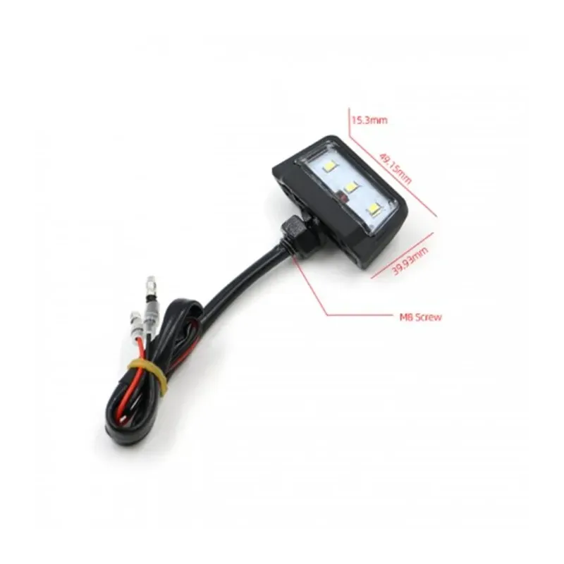 cafe 4 racer -  License plate light Dash - HS MOTO Germany License plate lights 4251926908581