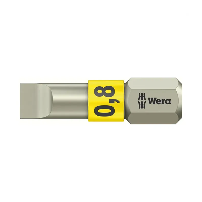 cafe 4 racer - Wera 1/4" torzní bit pro šrouby s drážkou nerez 0,8x5,5 mm - Wera Nářadí pro opravu 