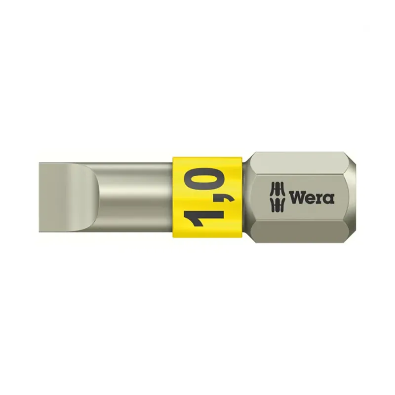 cafe 4 racer - Wera 1/4" torzný bit pre skrutky s drážkou nerez 1,0x5,5 mm - Wera Náradie na opravu 