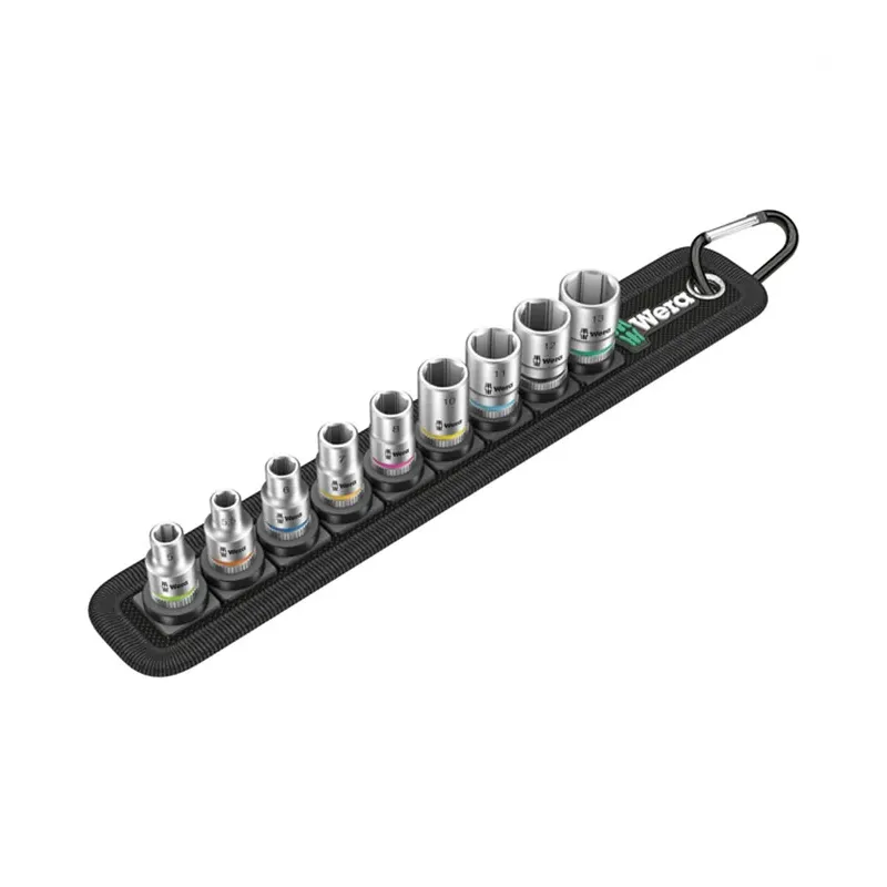 cafe 4 racer - Wera socket belt with 1/4" drive Hex sockets - Metric - Wera Tools 