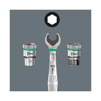 cafe 4 racer - Wera socket belt with 1/4" drive Hex sockets - Metric - Wera Tools 