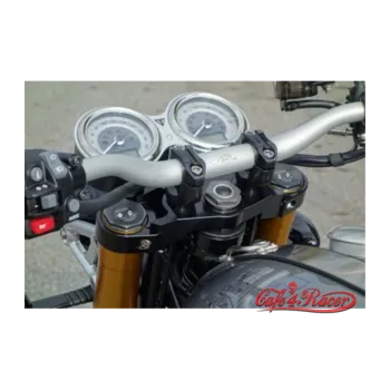cafe 4 racer - LSL Xn1 ALU Superbike Flat Black - LSL Standardní řídítka  